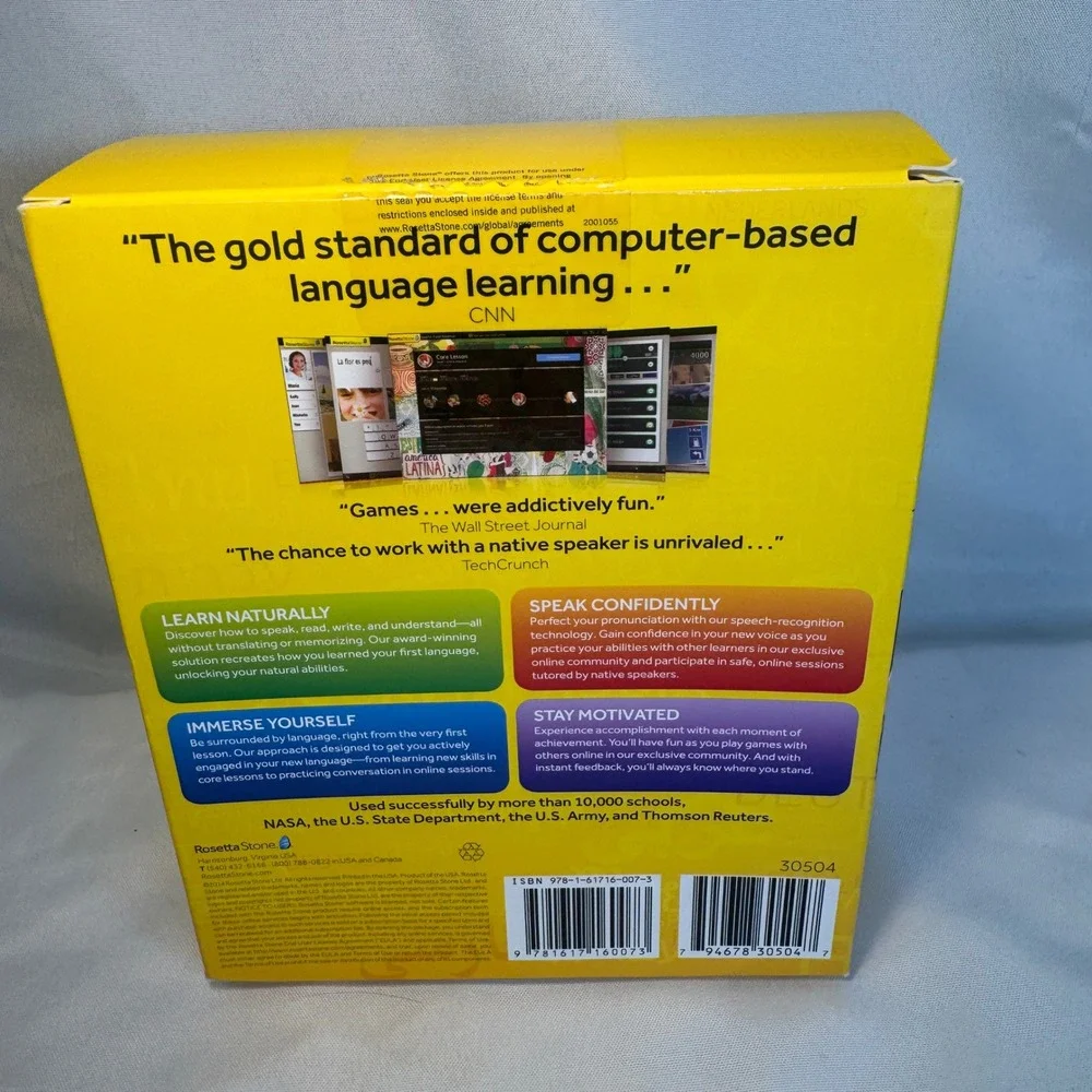 Rosetta Stone German Deutsch‎ Level 1 2 3 4 & 5 Complete Box Set 9781617160073